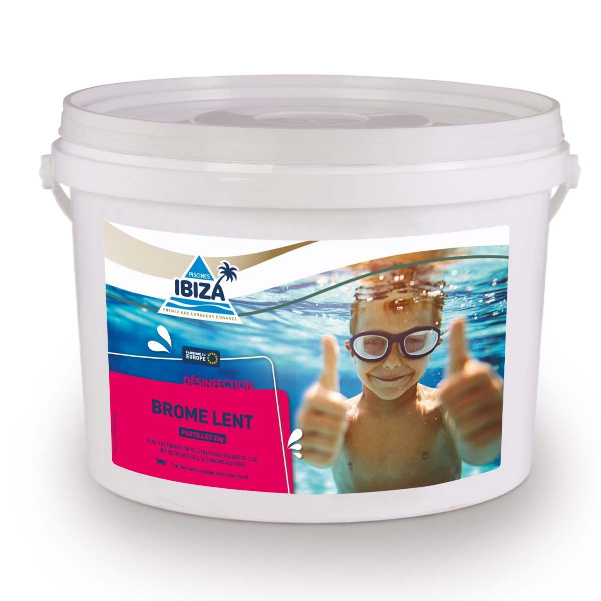 Brome Lent Piscines Ibiza Pastilles 20G 5 kg