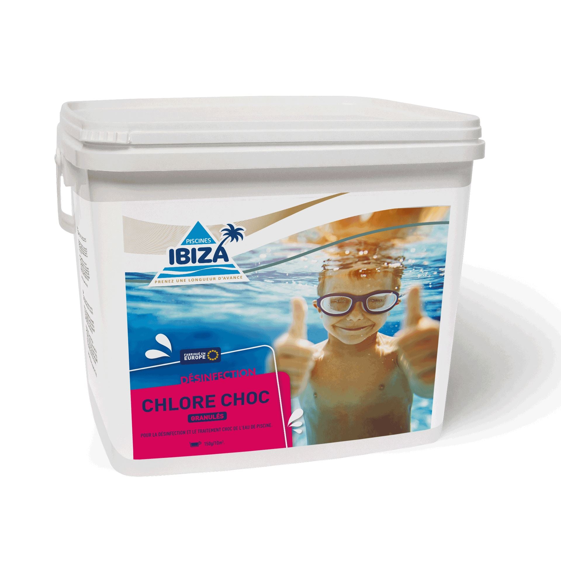 Chlore Choc Piscines Ibiza Granulés 5 kg