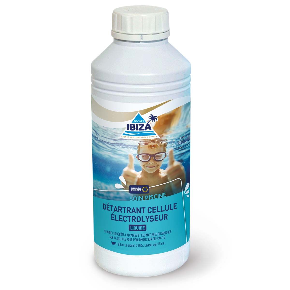 Detartrant Cellule Electrolyseur Piscines Ibiza 1L